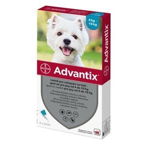 Advantix pro psy 4-10kg spot-on 4x1ml