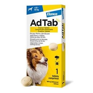 Adtab pro psy (22-45kg) 900mg 1 žvýkací tableta
