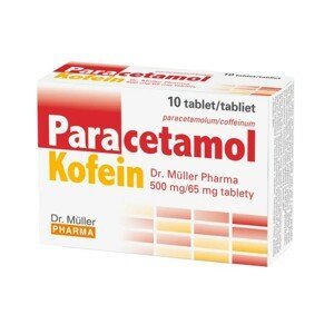 Paracetamol/kofein Dr. Müller Pharma 500mg/65mg 10 tablet