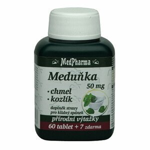 Medpharma Meduňka+chmel+kozlík Tbl.67