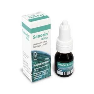 Sanorin 0,5mg/ml nosní kapky 10ml