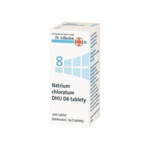 Natrium Chloratum DHU D6(D12) 200 neobalených tablet