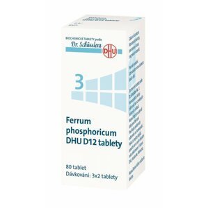 Ferrum Phosphoricum DHU D6(D12) 80 neobalených tablet