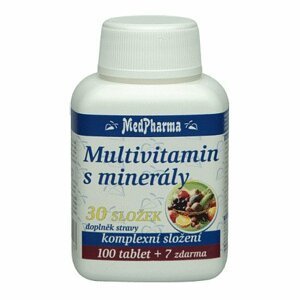 Medpharma Multivitamín S Minerály 30složek Tbl.107