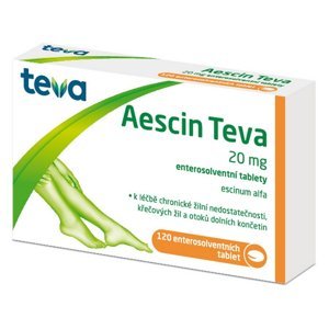 Aescin Teva 20 mg 120 tablet