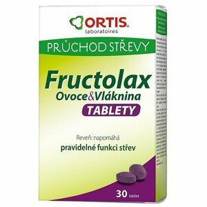 Fructolax Ovoce&vláknina Tablety Tbl.30
