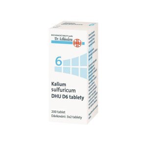 Kalium Sulfuricum DHU D6(D12) 200 neobalených tablet