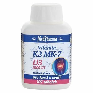 Medpharma Vitamin K2 Mk-7+d3 1000 Iu Tobolek 107