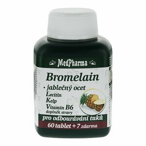 Medpharma Bromelain+jabl.ocet+lecitin Tbl.67
