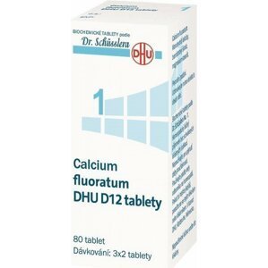 Calcium Fluoratum DHU D12 80 neobalených tablet