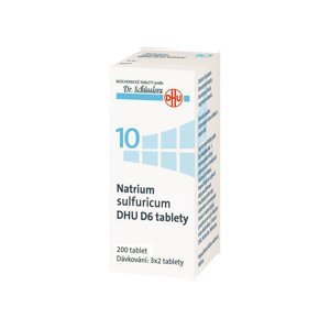 Natrium Sulfuricum DHU D6(D12) 200 neobalených tablet