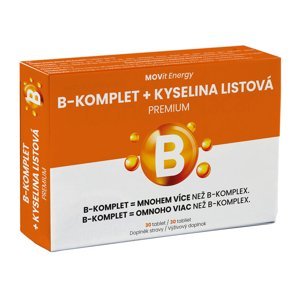 Movit B-komplet+kyselina Listová Premium Tbl.30