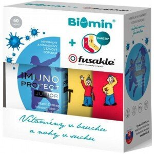Biomin Imuno Protect Junior+ Tobolek 60+dárek Fusakle