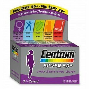Multivitamin Centrum Silver 50+ Pro ženy 30tbl