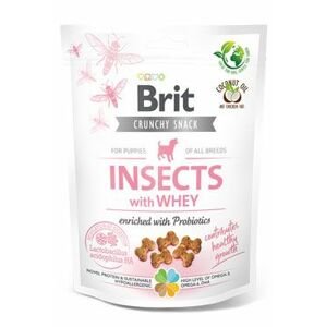 Brit Care Dog Crunchy Cracker Insects puppy Whey Prob 200g