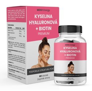 Movit Kyselina Hyaluronová+biotin Premium Tobolek 60