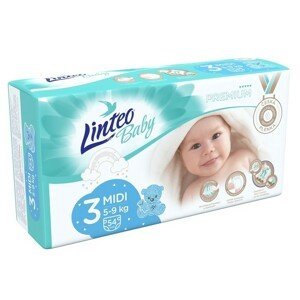 Dětské Plenky Linteo Baby Premium 3 Midi 5-9kg 54ks