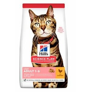 Hill S Science plan Adult Light Chicken pro kočky 1,5kg