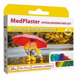 Medplaster Náplast Kids Water Resist.19x72mm 20ks