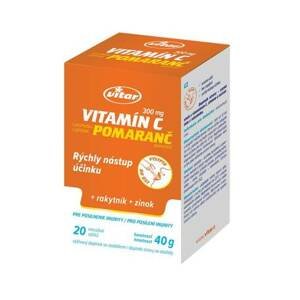 Vitar Vitamin C 300mg+rakytník+zinek 20x2g