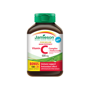 Jamieson Vitamín C Premium 600mg S Bioflav.cps.120
