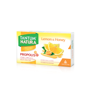 Tantum Natura Lemon&honey 15 Gumových Pastilek