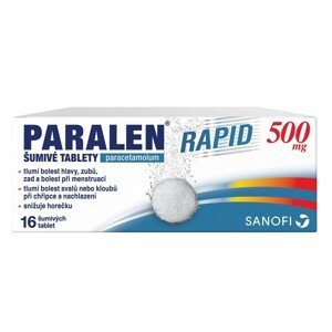Paralen Rapid 500 mg 16 šumivých tablet