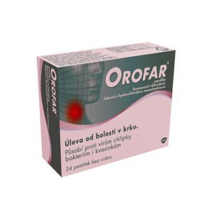 Orofar 1mg/1mg pastilka 24