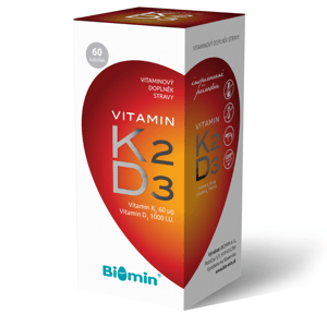 Biomin Vitamin K2+D3 1000 I.u. 60 tobolek