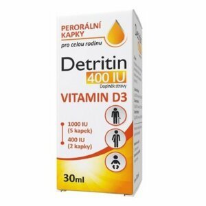 Detritin 400 IU Vitamin D3 Kapky 30ml