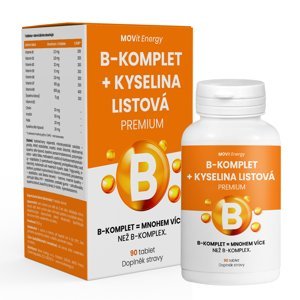 Movit B-komplet+kyselina Listová Premium Tbl.90