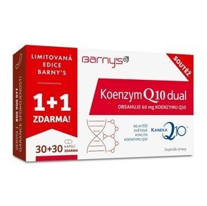 Barnys Koenzym Q10dual Limit.edice Cps.30+30zdarma