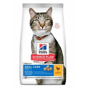 Hill S Science plan Adult Oral Care Chicken pro kočky 1,5kg