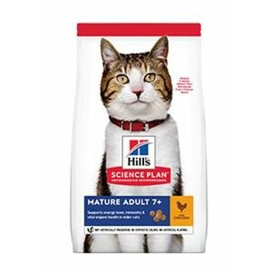 Hill S Science plan Mature Adult 7 Chicken Dry pro kočky 1,5kg