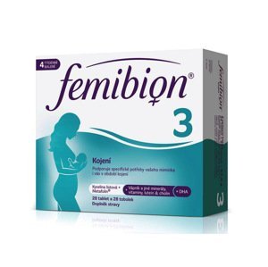 Femibion 3 Kojení Tbl.28 + Tobolek 28