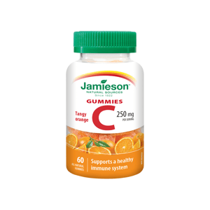 Jamieson Vitamín C Gummies Pomeranč Pastilky 60ks