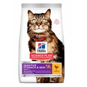 Hill S Science plan Adult sensitive stomach&skin Chicken pro kočky 300g