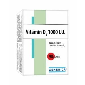 Vitamin D3 1000 I.u. Cps.90 Generica