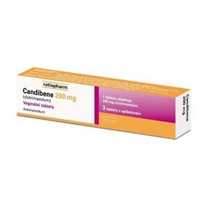 Candibene 200mg 3 vaginální tablety