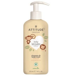 Attitude Dětské tělové mýdlo a šampon hruška 473 ml