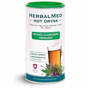 Herbalmed Hotdrink Dr.weiss Krk Průdušky 180g+vitc