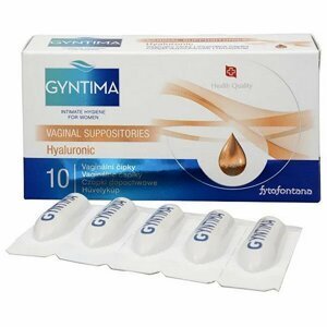Fytofontana Gyntima Vaginál.čípky Hyaluronic 10ks