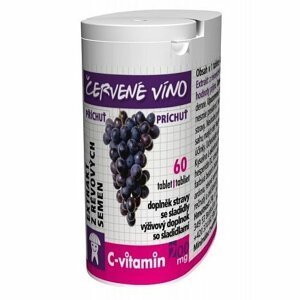 C-vitamin 200mg červené Víno Se Sukralózou 60 tablet