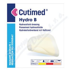 Cutimed Hydro B 10cmx10cm hydrokoloidní krytí na rány 5 kusů