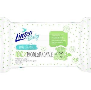 Vlhčené Ubrousky Linteo Baby Biodegradable 48ks