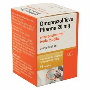 Omeprazol Teva Pharma 20mg 14 tobolek