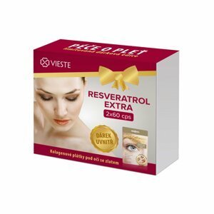 Vieste Resveratrol Extra Cps.2x60+dárek