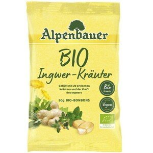 Alpenbauer Zázvor-bylinky bonbóny Bio 90 g