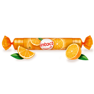 Intact Hroznový Cukr S Vit.c Pomeranč 40g