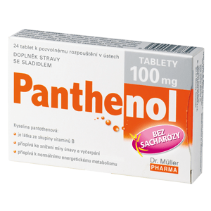 Panthenol Tablety 100mg Tbl.24 Dr.müller